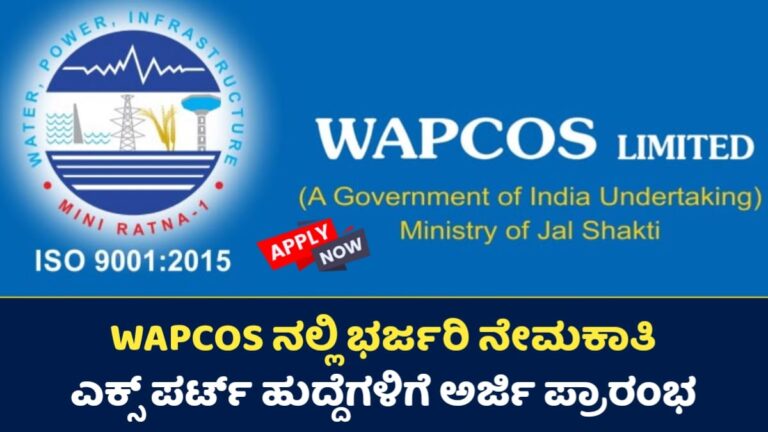 WAPCOS Requerment 2025