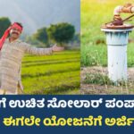 Free Pump Set Subsidy